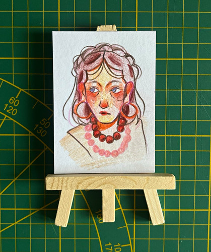 Aceo original blue eyed - aceo, „blue-eyed“