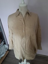 ZARA   LEINENBLUSE Gr XS--- neu---