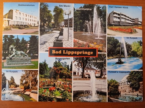 Postkarte 3207 gelaufen bad - 3207, gelaufen,
