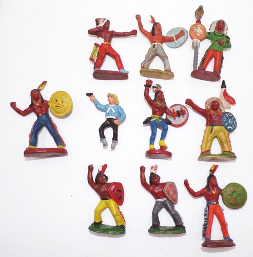 Weichgummi indianer cowboy ddr - indianer,