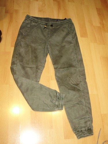 Zara hose khaki gummibund - zara,