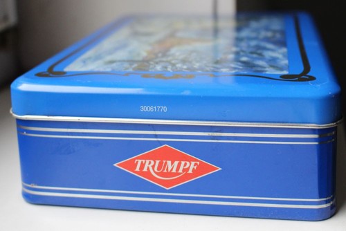 Blechdose trumpf künstler - blechdose,