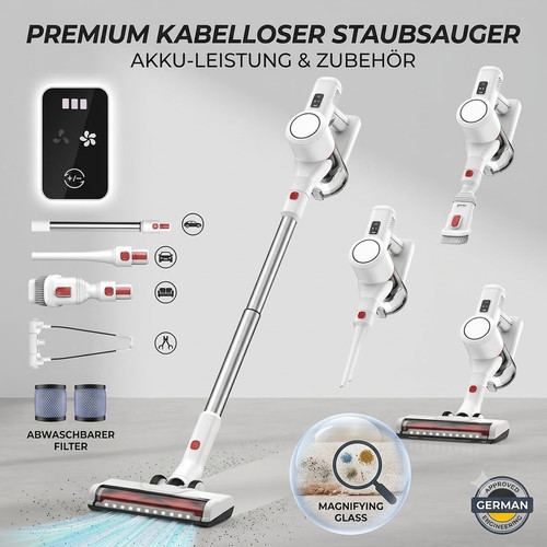 Akku staubsauger kabellos 3in1 - akku,