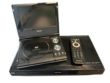 Philips  BDP 2600 Blu-ray Player & Philips Portable DVD Player