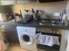 grau Poco Küche mit Elektrogeräten zu verkaufen! 2 Jahre alt!