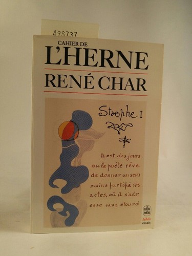 René char - rené, (biblioessais)