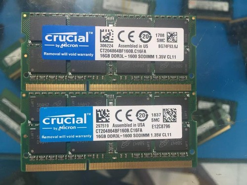 Crucial 2x16gb 2rx8 - 2x16gb,
