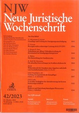 NJW 42/2023 - Neue Juristische Wochenschrift - wie neu!!