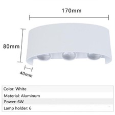 LED Wandleuchte Wandlampe