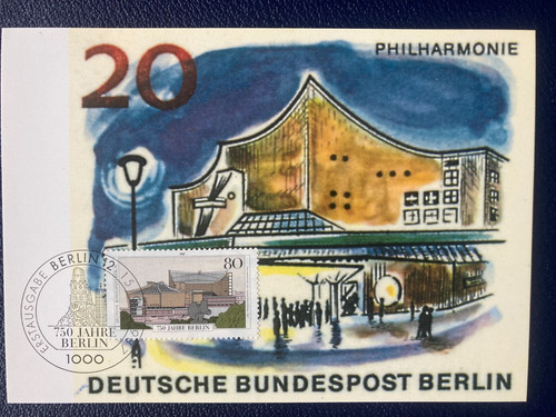 Brd berlin 1987 maximumkarte - berlin,