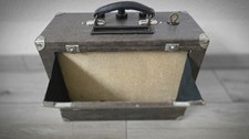 Sehr schönes und seltenes Röhrenkofferadio von Braun Bks 37 , Echsenimitat