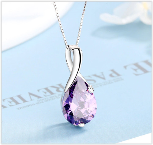 Damen halskette zirkon - halskette,