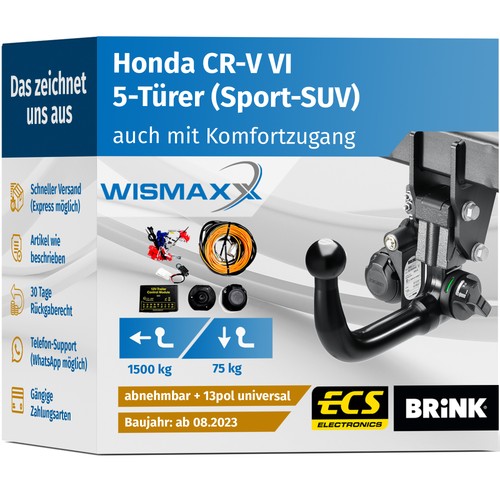 Anhängerkupplung für honda - anhÄngerkupplung,