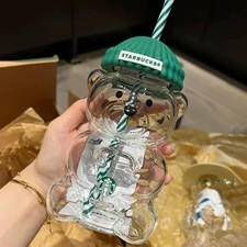 2026 New Glass Bear Cold Cup