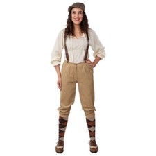 Damen-Hose Knickerbocker beige