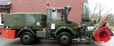 1x Unimog Typ 1600 mit Schmidt Schneefräse Vorbau LKW Schneeräumer Nr. 7 ex BW