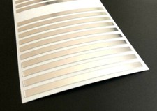 10x SCANIA Radabdeckung Chrom Aufkleber Wedico 1:14,5 TAMIYA Sticker 030