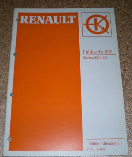 1997 renault car radio philips - renault,