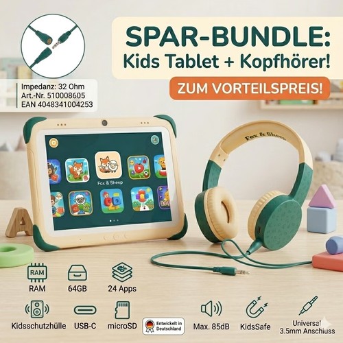 Fox sheep kinder lerntablet - fox,