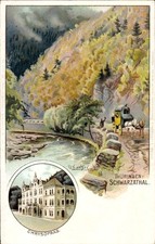 Litho Kretschmar, O., Bad Blankenburg in Thüringen, Schwarzatal,... - 4696536