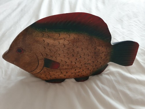 Vintage ozean fisch holz - vintage,