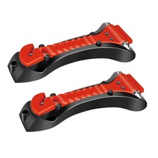 2 Stück Nothammer Auto Notfallhammer Gurtschneider Notfall Sicherheitshammer