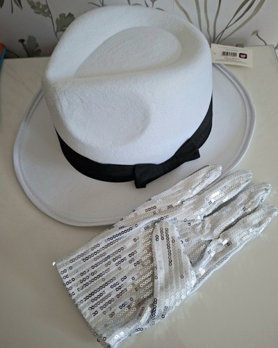 Michael jackson set hat and - set,, 1