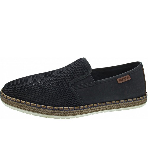 Rieker slipper blau - rieker,