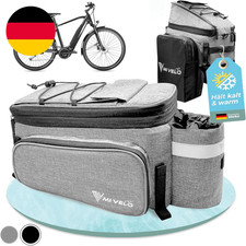 MIVELO - Fahrradtasche Für Gepäckträger Isoliert Gepäckträgertasche Kühltasche F
