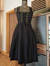 Dirndl Gothic Kleid Schwarz