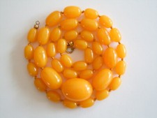 Vintage Kette Bakelit Oliven