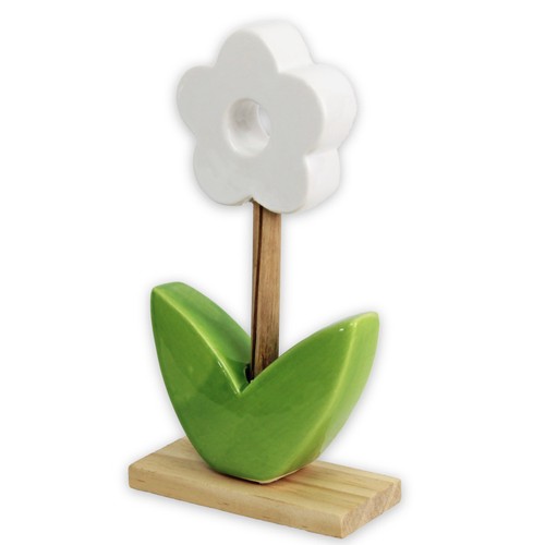 Blume aus porzellan auf - aus,