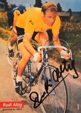 Autogramm Rudi ALTIG Radprofi 60er Jahre "Tour de France"  4 x Weltmeister xyz