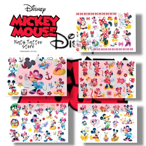 Minnie micky temporäre tattoo - minnie&micky,