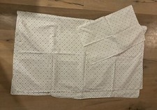 Ikea, Baby Bettwäsche Set, Weiß/ Beige, 110x125/35x55