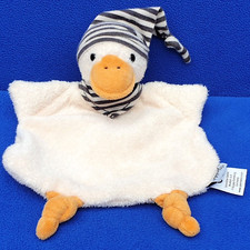 STERNTALER ENTE EDDA SCHMUSETUCH ZIPFELMÜTZE KUSCHELTUCH KLEIN RASSEL COMFORTER