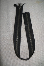 Reißverschluss Robust Jacke, Teilbar  55 cm  Schwarz