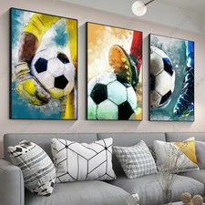 Fußball Poster Leinwand