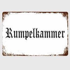 Blechschild Rumpelkammer
