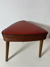 Hocker Antik Holz Dreibein