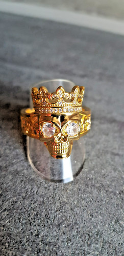 Totenkopf ring herren biker - herren,