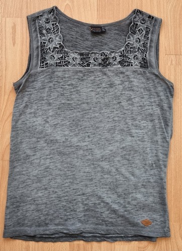 Damen shirt questo grau - shirt, "s'questo"