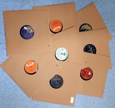 Schellack Schallplatten, 10 Stück, Sammlungsauflösung.