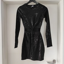 H&M Pailletten Kleid 34 XS