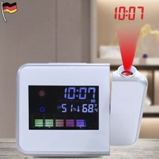LCD Wecker Snooze Datum Uhr Temperaturanzeige Alarm Tischuhr Projektionsuhr DHL
