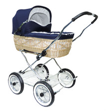 EICHHORN Korbkinderwagen -