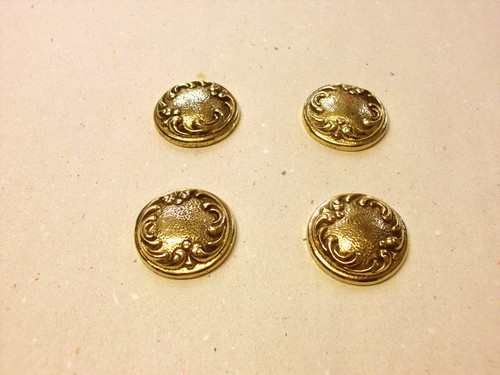 Zierrosette messing dekorieren - zierrosette,