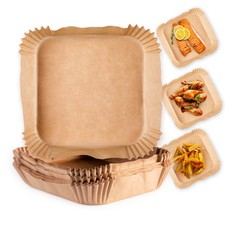 GOURMETmaxx Backpapierschalen Heißluftfritteuse Papierschale 50er Set Schalen