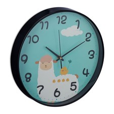 Wanduhr Lama Kinder