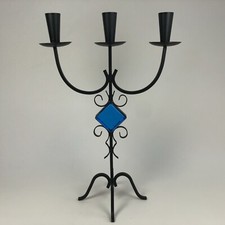 Bo Svensk Kerzenhalter Kerzenständer Schweden Metall Glas mid century modern